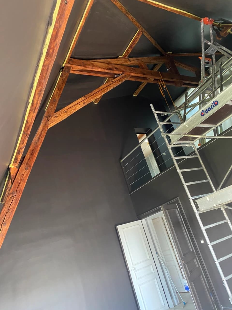 chantier décoration peinture faite par peintures Hazard Saminphoto prise par Clément Bayard36